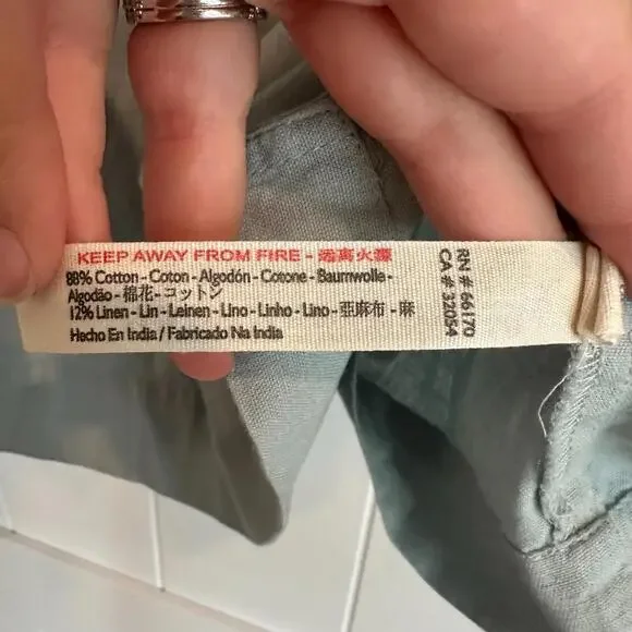 FREE PEOPLE Seafoam Green Lara Ruffle Bib Mini Dress Size Medium - Picture 7 of 9